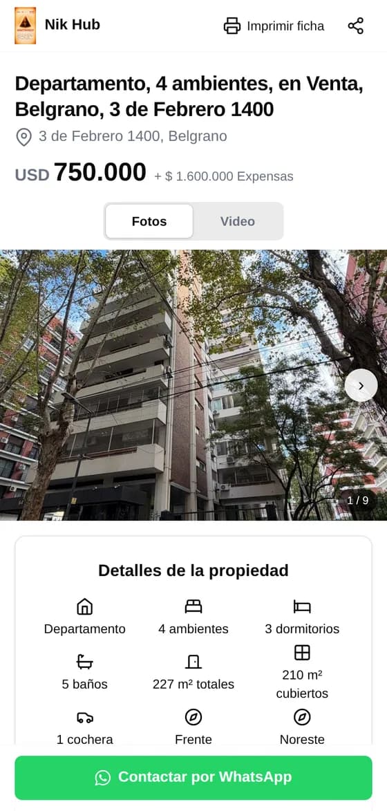 Ficha real generada por ReFichas, con fotos, precio y datos de la propiedad